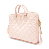 Guess Quilted 4G Computer Bag - 15" / 16" Notebook Bag (pink)