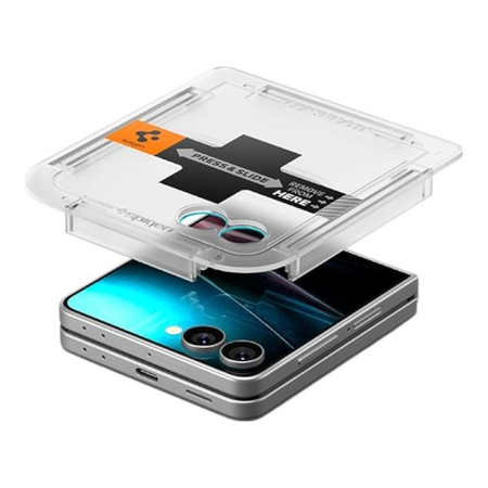 Spigen GLAS.TR EZ Fit HD - Edzett üveg Samsung Galaxy Z Flip 7 készülékhez