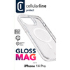 Cellularline Gloss Mag - iPhone 14 Pro MagSafe Case (Transparent)