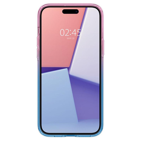 Spigen Liquid Crystal Glitter - tok iPhone 15 készülékhez (rózsaszín)