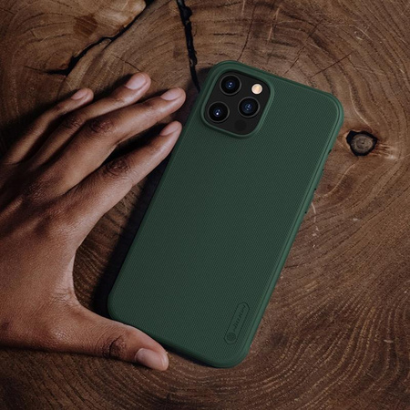 Nillkin Super Frosted Shield Pro - Apple iPhone 12 Pro Max tok (mélyzöld)