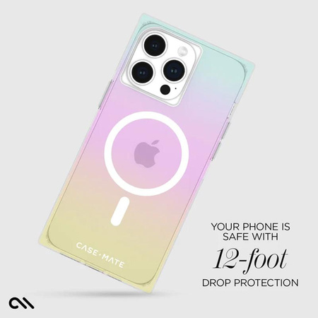 Case-Mate BLOX MagSafe - iPhone 15 Pro Max Case (Rainbow Frosting)