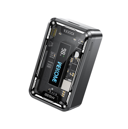 WEKOME WP-395 Vanguard Series - Banque d'énergie 10000 mAh Super Charging PD 20W + QC 22.5W (Noir)