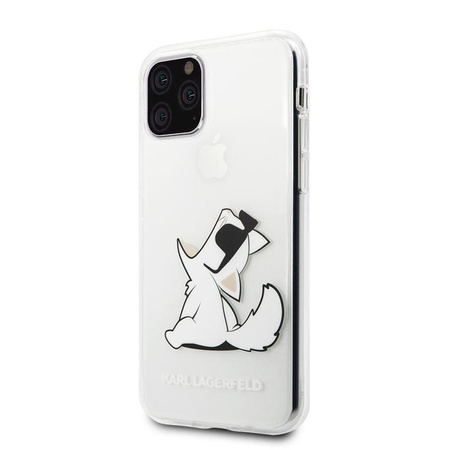 Karl Lagerfeld Choupette Fun Sunglasses - Coque iPhone 11 Pro (Transparent)