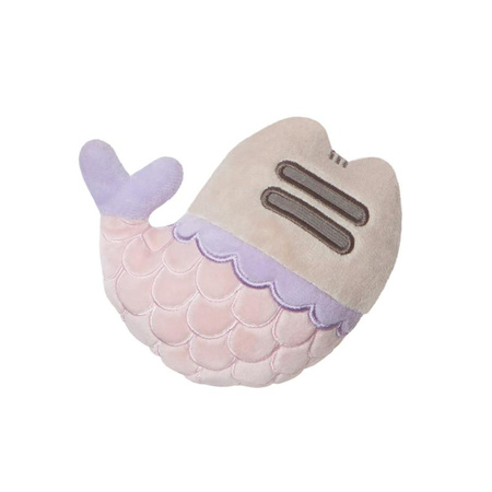 Pusheen - Plüss kis hableány kabalafigura kagylóval 12 cm