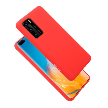 Crong Color Cover - Pouzdro pro Huawei P40 (červené)