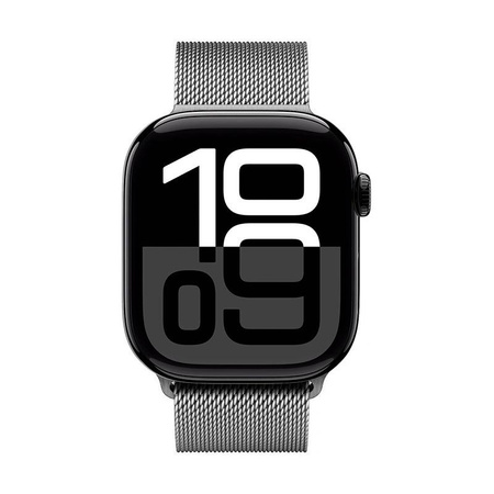 Crong Milano Steel - Bracelet en acier inoxydable pour Apple Watch 44/45/46/49 mm (argent)