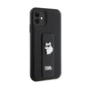 Karl Lagerfeld Gripstand Saffiano Choupette Pins - iPhone 11 Tasche (schwarz)