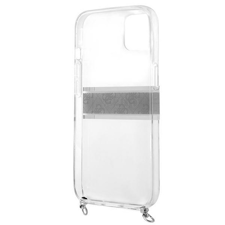 Guess 4G Silver Stripe Crossbody - Etui iPhone 13