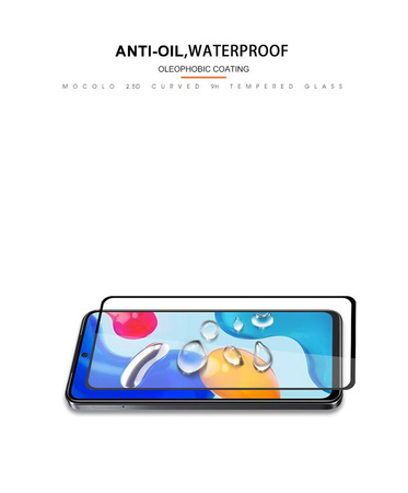 Mocolo 2.5D Full Glue Glass - Verre de protection pour Xiaomi Redmi Note 11 / 11S