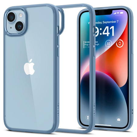Spigen Ultra Hybrid - Hülle für iPhone 14 (Sierra Blue)