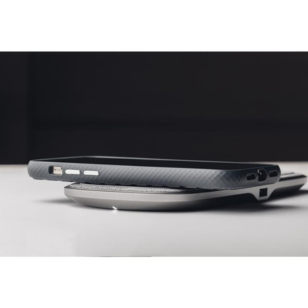 Moshi Sette Q - Duales drahtloses induktives Qi-Ladegerät für iPhone und Android (Nordisches Grau)