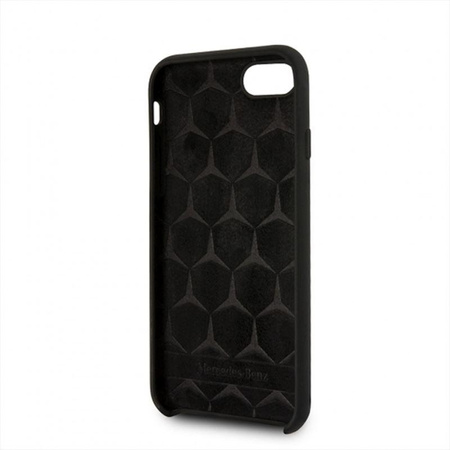Mercedes Silicone Line - Etui iPhone 8 / 7 (czarny)