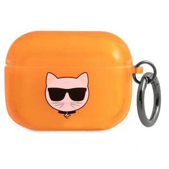 Karl Lagerfeld Choupette Head - Airpods Pro Gehäuse (fluo orange)