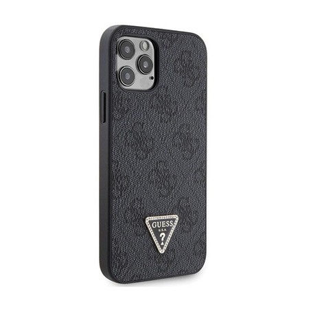 Guess Crossbody 4G Metal Logo - Etui iPhone 12 / iPhone 12 Pro (czarny)