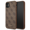 Guess 4G Metal Gold Logo - Coque pour iPhone 11 (marron)