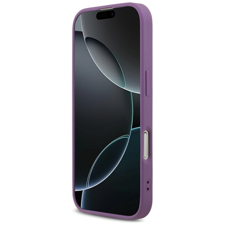 ETUI DO IPHONE 17 GUESS ORYGINALNE FIOLETOWE BROKATOWE ELEGANCKIE MODNE