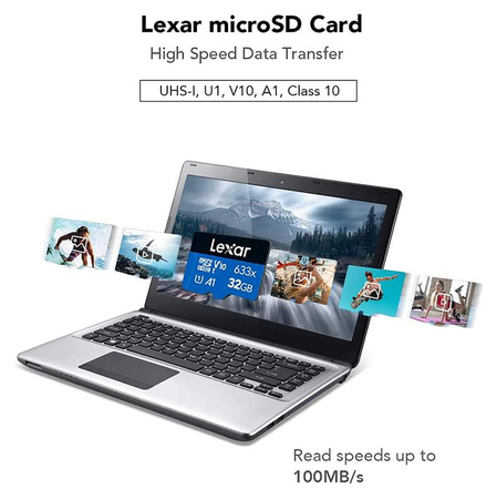 Lexar - MicroSDXC 4K UHD-Speicherkarte mit 32 GB Kapazität