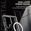 Crong Crystal Shield Magnetic - Samsung Galaxy S25 MagSafe tok (átlátszó)
