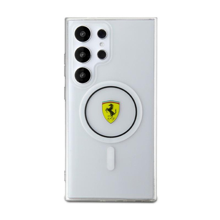 Ferrari IML Transp Inner Circle Line MagSafe - Etui Samsung Galaxy S24 Ultra (przezroczysty)