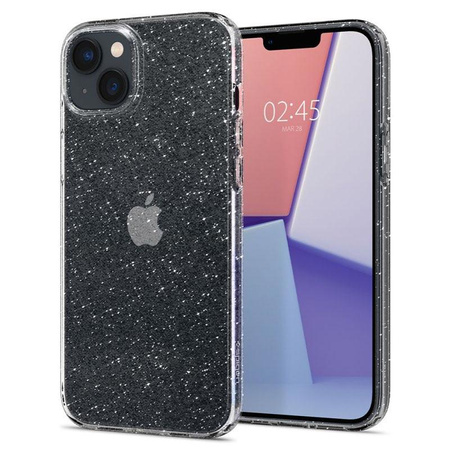 Spigen Liquid Crystal Glitter - pouzdro pro iPhone 14 Plus (průhledné)