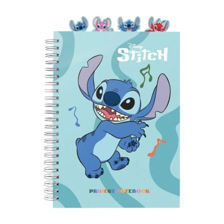 ZESZYT A5 STITCH W KROPKI DLA DZIECI Disney NOTES Z PRZEKŁADKAMI