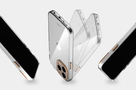 Moshi iGlaze MagSafe - Coque pour iPhone 14 Plus (Sunset Gold)