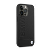 BMW Leather Hot Stamp – Etui iPhone 14 Pro (Czarny)