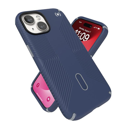 Speck Presidio2 Grip ClickLock & Magsafe - Hülle für iPhone 16e / iPhone 15 / iPhone 14 / iPhone 13 (Coastal Blue / Dustgrey / White)