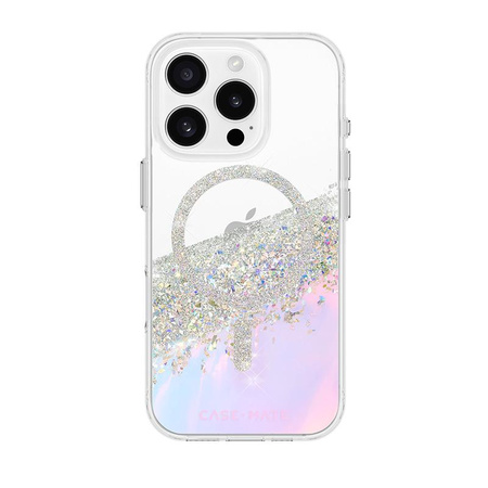 Case-Mate Karat MagSafe - Coque iPhone 16 Pro (Holographic Soap Bubble)