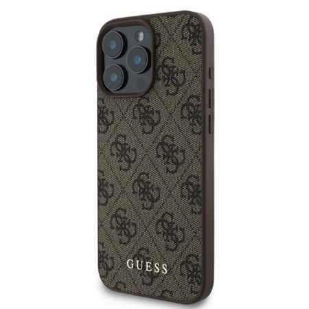 Guess 4G Classic - Etui iPhone 16 Pro (brązowy)