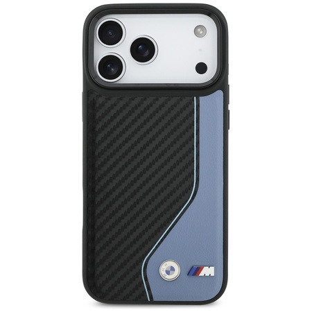 Etui do iPhone 17 Pro Max do MagSafe BMW M Oryginalny Czarny Skórzany Case 