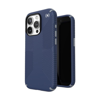 Speck Presidio2 Grip - iPhone 15 Pro Case (Coastal Blue / Dust Grey / White)