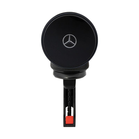 Mercedes Silver Star MagSafe - Magnetic car holder with 15W wireless charging (black)