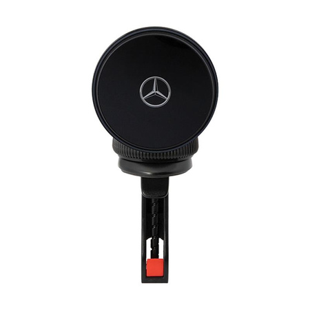 Mercedes Silver Star MagSafe - Magnetic car mount with 15W wireless charging (black)