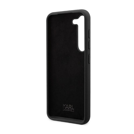 Karl Lagerfeld Silikon NFT Ikonik - Samsung Galaxy S23 Tasche (schwarz)