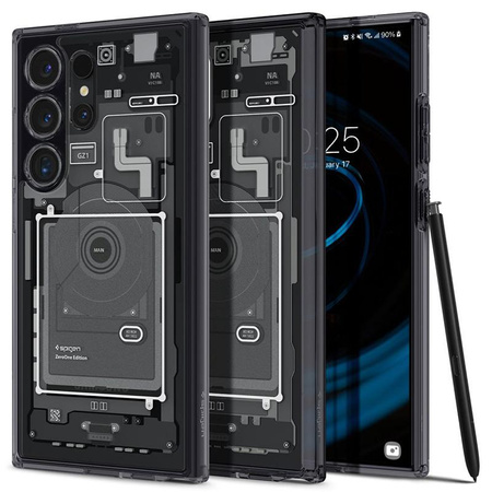 Spigen Ultra Hybrid - Etui pour Samsung Galaxy S24 Ultra (Zero One)