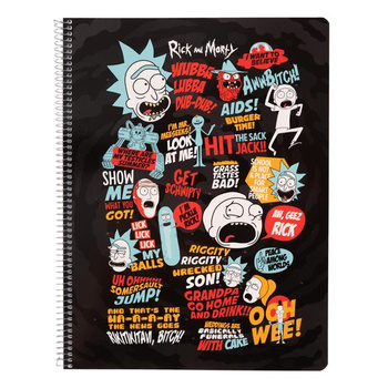 Rick & Morty - Jegyzetfüzet / A4-es jegyzetfüzet