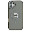 Karl Lagerfeld IML fém Karl Head MagSafe - iPhone 16 Plus tok (fekete)