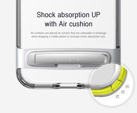 Mercury Dream Bumper - Samsung Galaxy S9+ Gehäuse mit Metallständer (Gold)