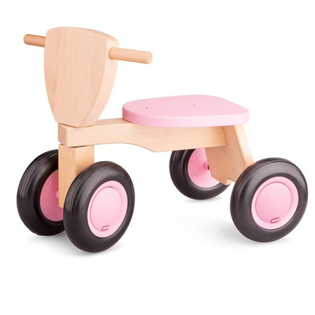New Classic Toys - Langlaufrad aus Holz rosa