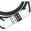 Dunlop - Cipher Kabel-Fahrradschloss (Grau)