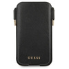 Guess Saffiano Pouch - L max 6.7" pochette pour téléphone (noir)