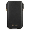 Guess Saffiano Pouch - Torebka na telefon S/M max 6.1" (czarny)