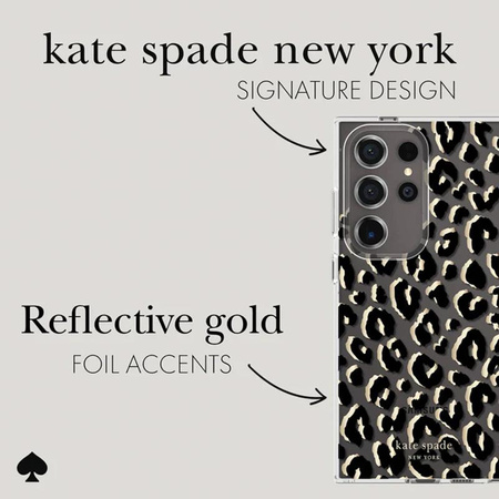Kate Spade New York Coque de protection - Coque Samsung Galaxy S24 Ultra (City Leopard)