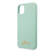 Guess Silicone Vintage - Coque iPhone 11 Pro Max (vert)