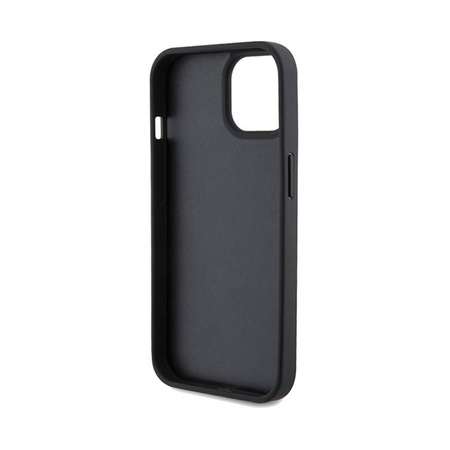 US Polo Assn Yoke Pattern - Coque pour iPhone 15 (noir)