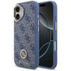 Guess 4G Strass Logo MagSafe - Hülle iPhone 17 (Blau)