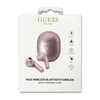 Guess Triangle Logo - TWS Earphones + Docking Station (Purple)