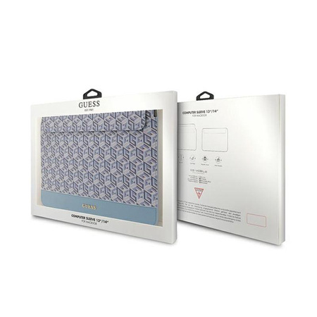 Guess GCube Stripes Sleeve - 14" Notebooktasche (blau)